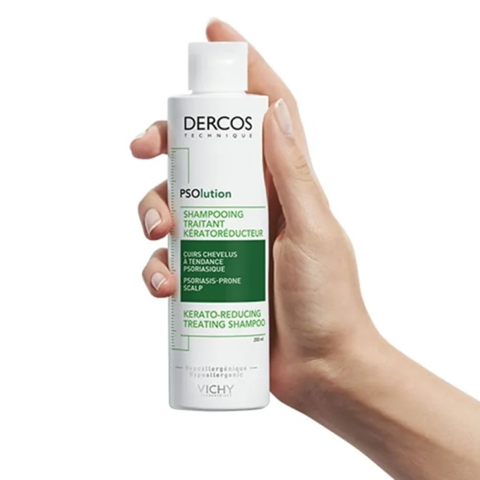 DERCOS Shampoo PSOlution couros cabeludos com coceira e descamação intensa antidescamação e coceira - Image 2
