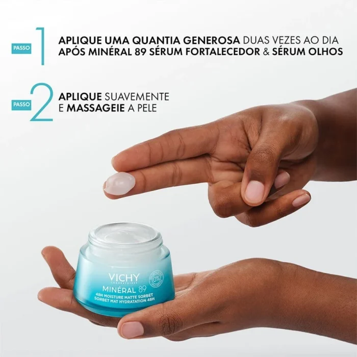 MINÉRAL 89 Sorbet Gel Matte Hidratação 48H - Image 4